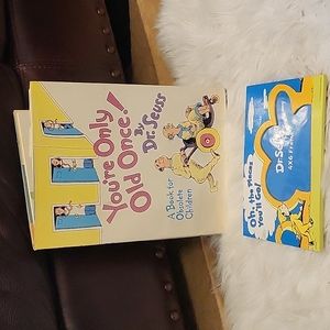 DR SEUSS Oh the Places Youll Go photo frame W/ You're Only Old Once hardcover Bk